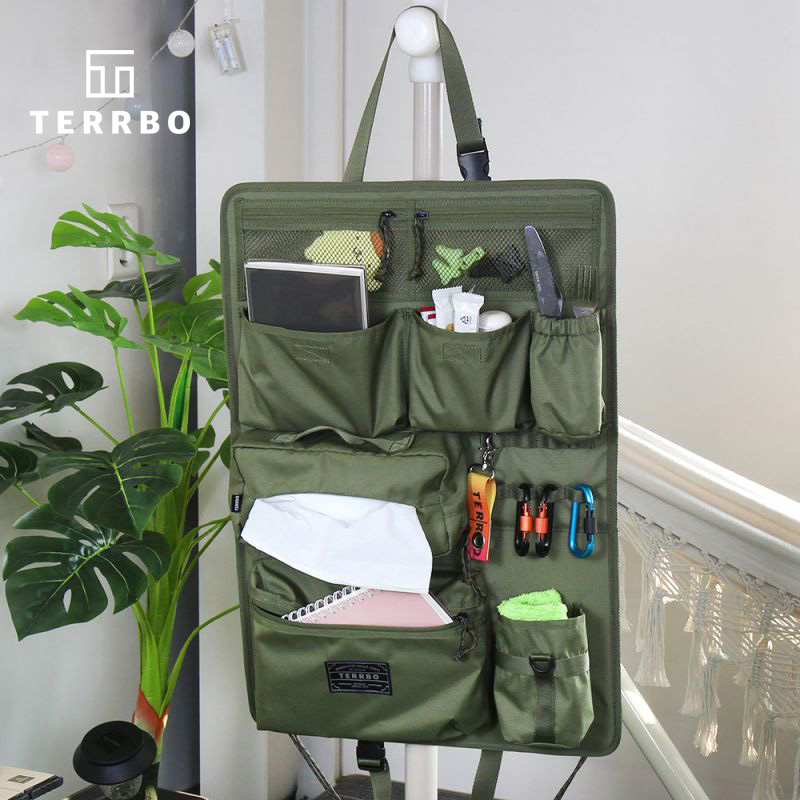 韩国TERRBO汽车座椅后背收纳袋挂袋多功能置物悬挂包椅背储物袋
