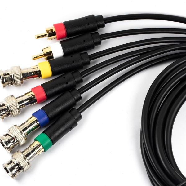 NGC/N64/SFC/SNES RGBS彩监线 红绿蓝RGB+Sync视频音频线不带Q9头