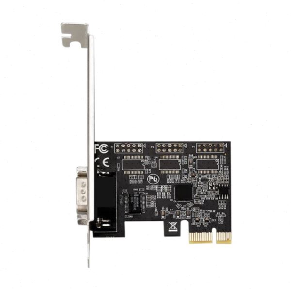 PCI-E串口卡pcie转COM串口RS232接口工控扩展卡AX99100 新款