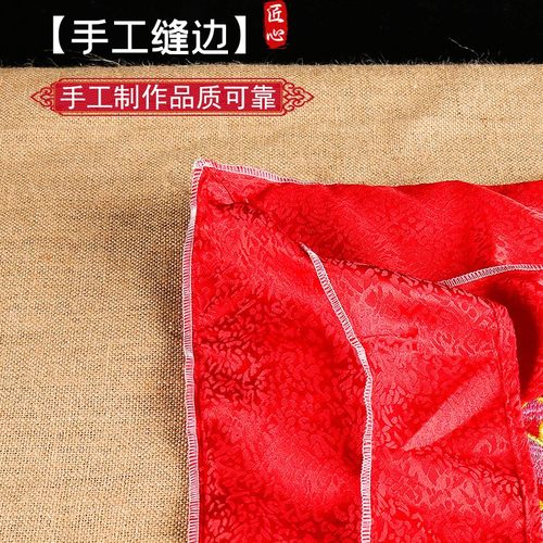 莲花拜垫套家用拜凳套绸缎实木礼佛跪垫套磕头禅修蒲团打坐垫套子