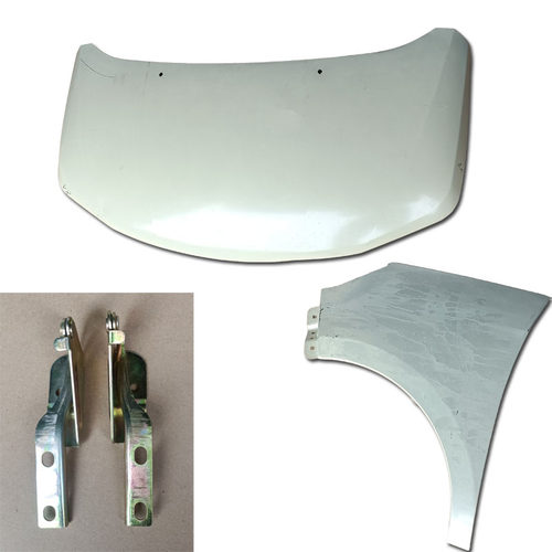 金彭V8电动汽车轿车前机盖前引擎盖叶子板翼子板铰链合页电泳件