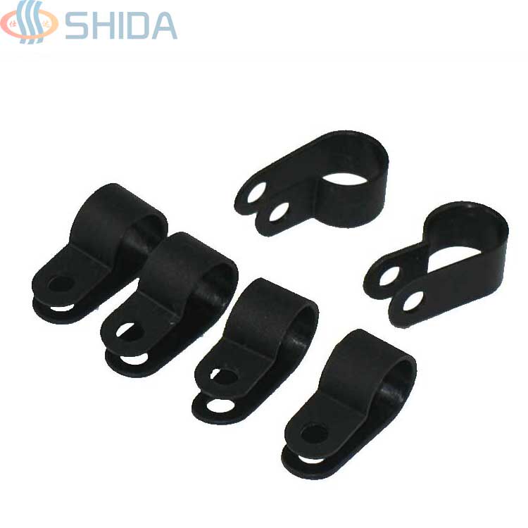 R型线夹 配线固定纽 电线固定扣 压线扣 线扣线卡6.4mm 1000个/包