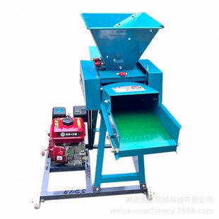 长促铡草机小型干湿两用家用220v自动输送带玉米秸秆碎草机牛羊养