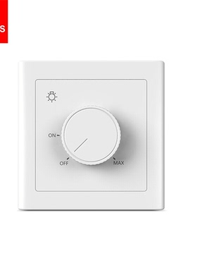 可控硅调光器 欧切斯EUCHIPS调光开关面板 led调光大功率旋钮开关