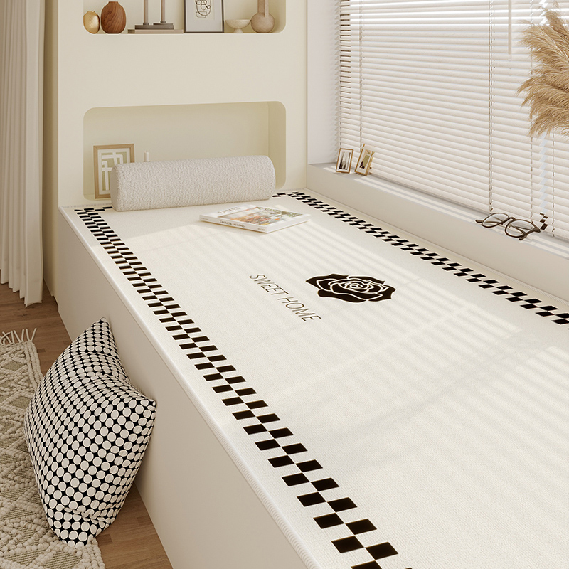 飘窗垫轻奢高级感j2024新款日系窗台垫子四季通用主卧阳台定制坐