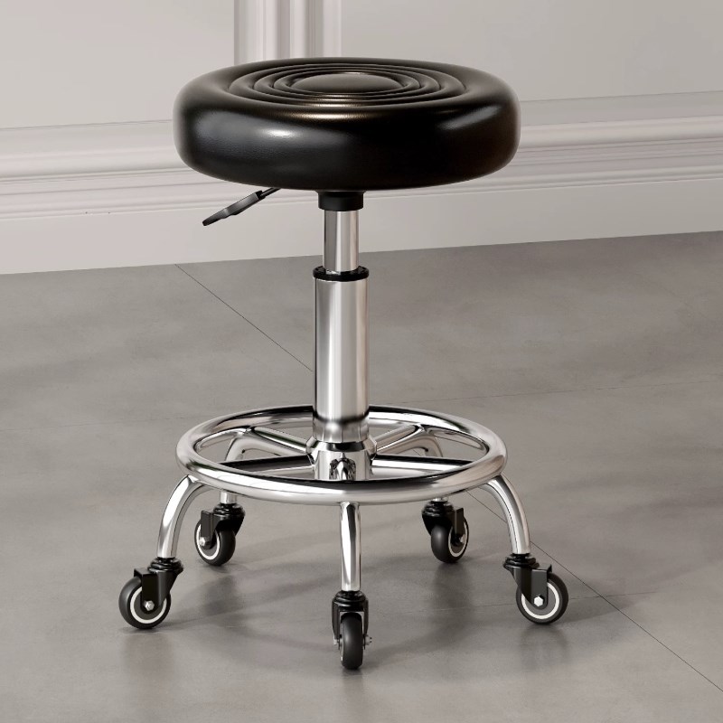 吧台椅家用转椅j旋转升降凳子现代简约高脚凳靠背酒吧椅美容院圆