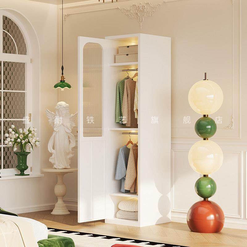 单门衣柜家用卧室小户型夹缝柜子窄衣柜简易防尘储物收纳小衣橱