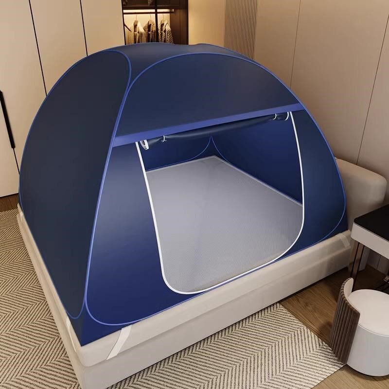 蒙古包蚊帐免安装钢丝遮光帐篷旅游便携式酒店防偷窥家用学生宿舍