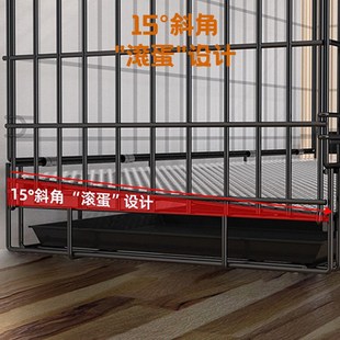 鸡笼子家用室外带蛋托养鸡笼鸭室内折叠大号特大号养殖笼鸡笼