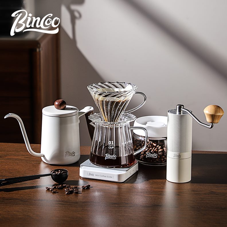 壶v6享具B滤0分in杯o手冲壶咖啡c玻璃手冲咖啡壶套装手研磨器磨o