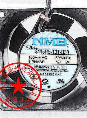 3115PS-10T-B30100VAC9/7W80*80*38MM原装NMB铝框散热风扇