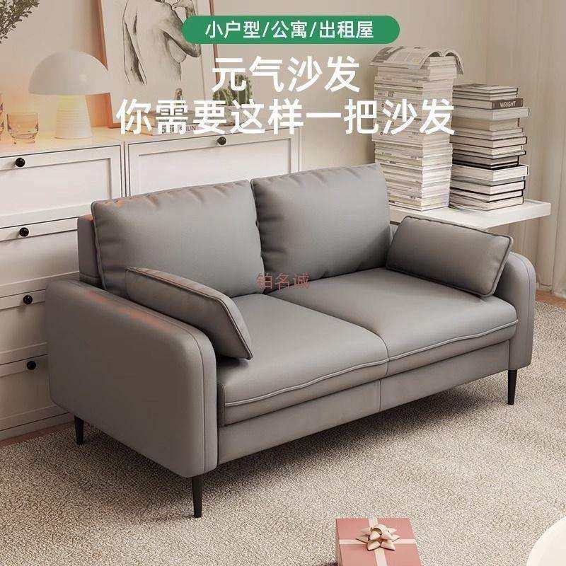沙发北欧轻奢科技布小户型双人三人客厅简约网红公寓出租房沙发椅,3C数码配件,USB灯,淘宝优惠券,粉丝福利购,淘宝优惠卷
