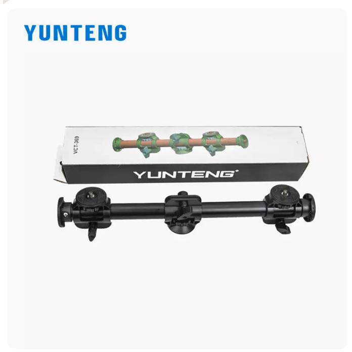 云腾369横杆手机相机俯拍支架垂直拍摄落地式支撑架直播单反三脚