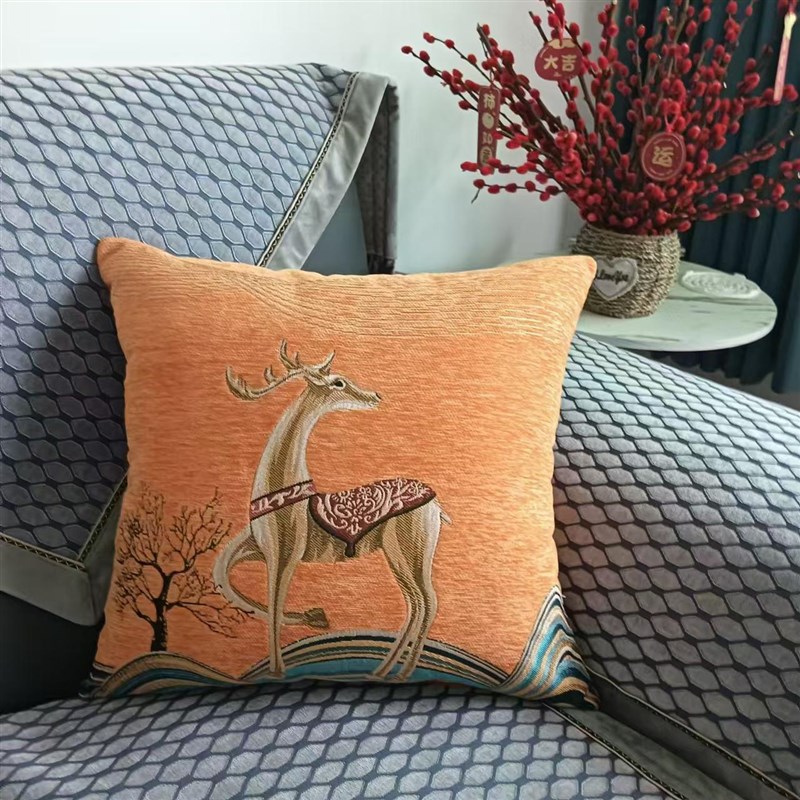 沙发靠枕抱枕套抱枕床头靠垫学y车靠背垫客厅含芯腰枕座椅靠背枕4