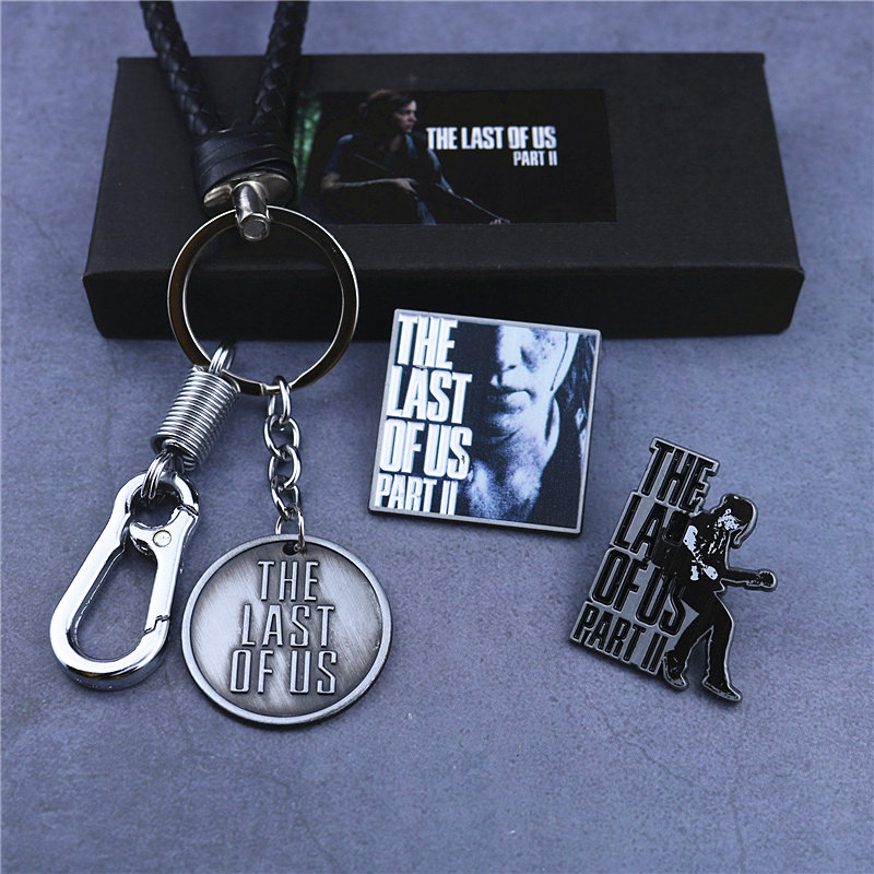 游戏最后的生还者2挂件艾莉手链纹身徽章火萤胸针美末日2乔尔包饰