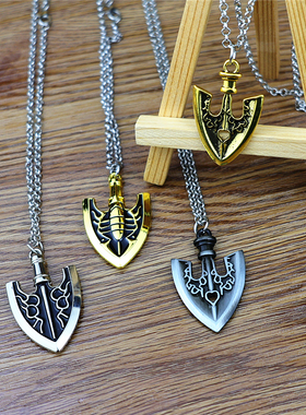 动漫JOJO的奇妙冒险周边虫箭钥匙扣金属替身箭头项链挂件挂饰挂链