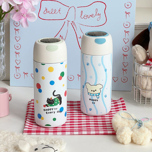 小巧保温杯316不锈钢口袋杯子男女学生智能杯高颜值水杯