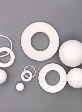 气动隔膜泵水泵易损配件丁腈/四氟密封球/球座QBY-25/40/50/65/80