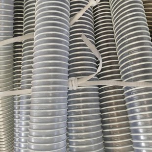 饲料机配件大全无尘吸料管老式粉碎机改装搅拌一体钢丝软管回风管