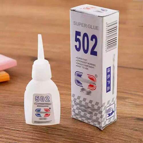502强力速干通用胶水盒装家用