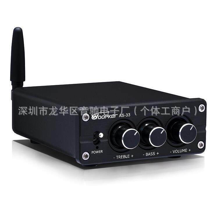 Woopker新款AS-33功放机PTA3116 100W*2双声道蓝牙5.0音响功放