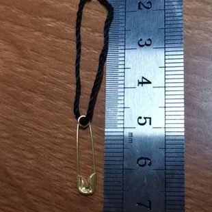 别针手穿吊牌绳吊粒吊绳别针线扣供应现货铜质铁金属扣针吊牌 短款