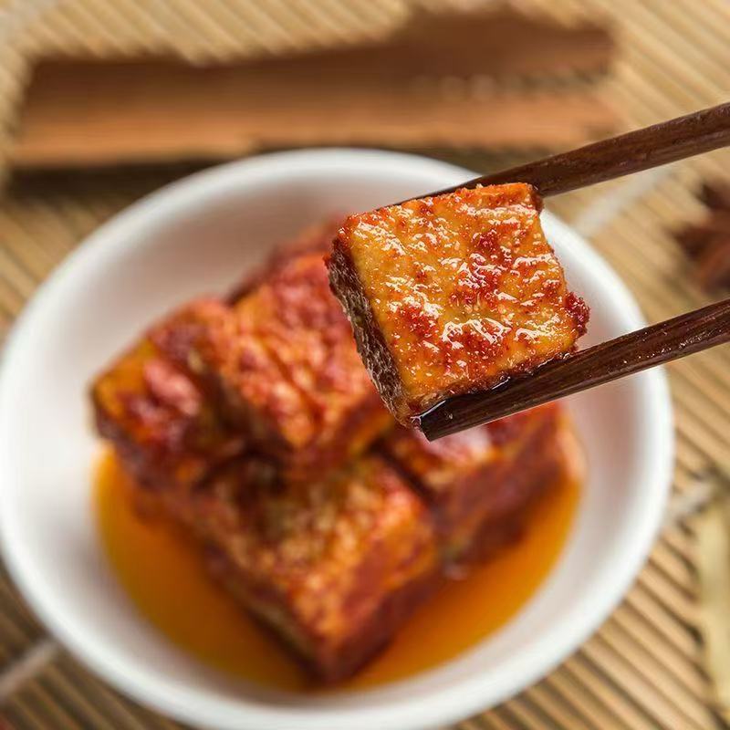 正宗江西特产茶油腐乳260g香辣霉豆腐不含白酒 开胃下饭菜 包邮