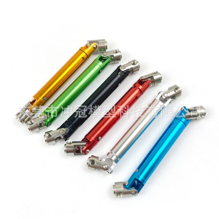 金属攀爬车传动轴 SCX-10 万向节伸缩传动轴 D90 HSP94180 180011