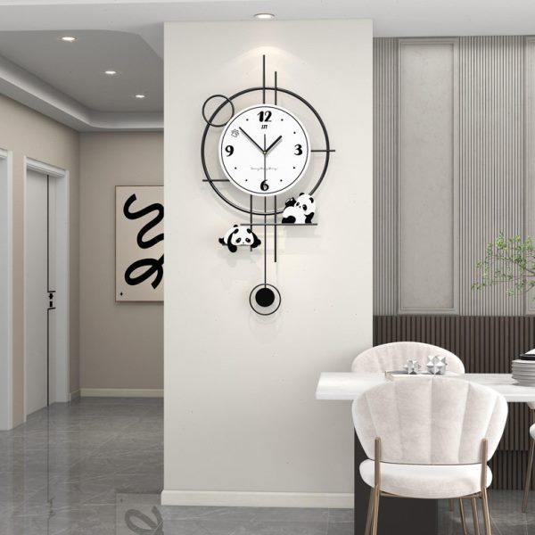 现简约客厅挂钟家用钟表时尚级感创意餐桌装饰时钟挂墙静音,家居饰品,挂钟,淘宝优惠券,粉丝福利购,淘宝优惠卷