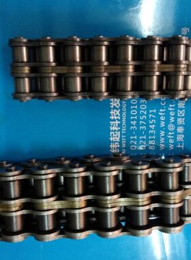 -链条016502A6分5子联轴器链条16 40 双排KC链10BA4  2L/G12滚A18