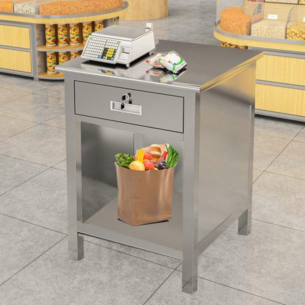 不锈钢超市收银台柜台称重打包台工作台操作台承重柜底柜边台柜子,商业/办公家具,行李柜,淘宝优惠券,粉丝福利购,淘宝优惠卷