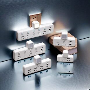 插板三多孔面板无线排插多孔插座转换器一位多插排扩展器转电源