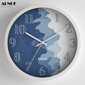 饰时钟挂墙网红客厅简约现代 装 轻奢挂钟家用时尚 创意智能钟表个性