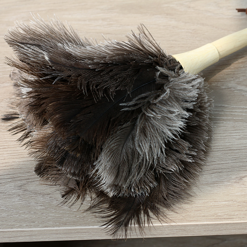 天然鸵鸟毛掸子打扫卫生掸灰尘车用掸子床上扫灰神器家用清洁除尘