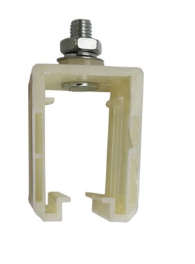 单极H型滑触线吊架 200A320500A800A单级滑线吊卡吊夹 固定架