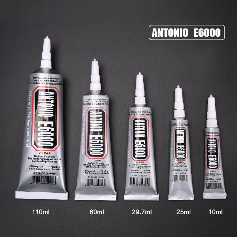 亚克力塑料贴钻E6000胶水diy饰品囊钻点钻陶瓷磁铁布料粘接胶水