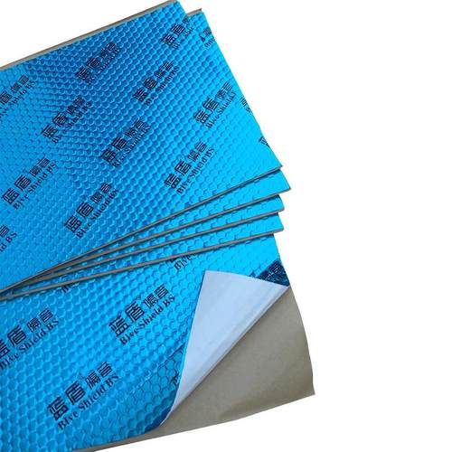 汽车隔音止震板阻燃环保丁基阻尼胶减震板隔音降噪材料现货