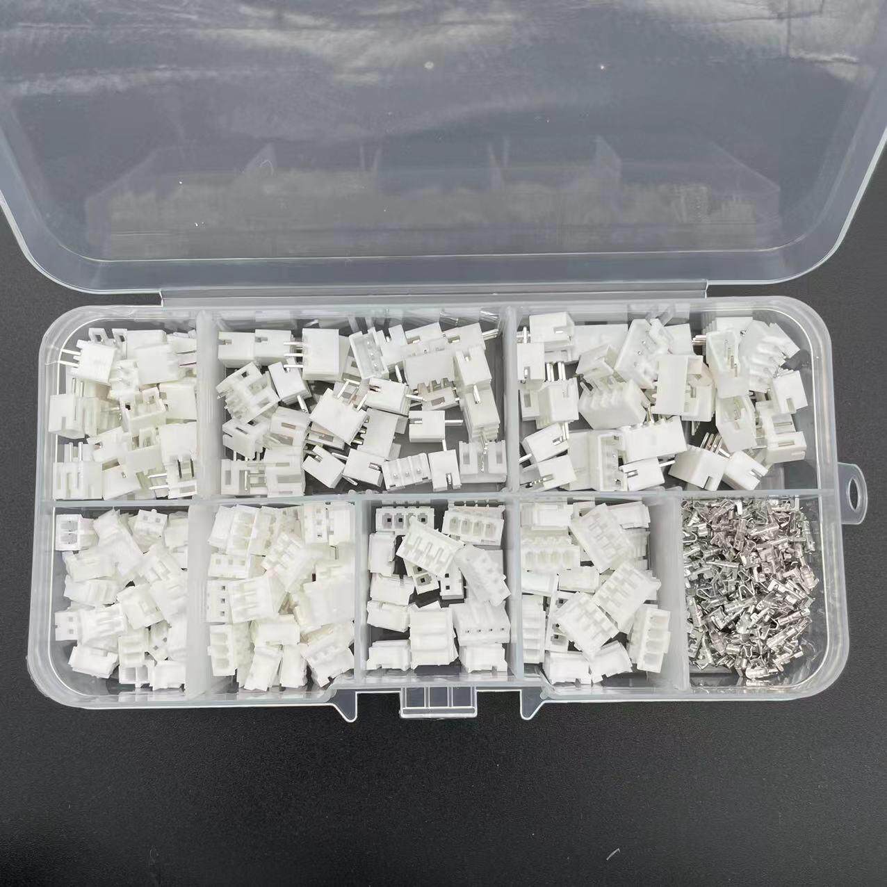 450pcs PH2.0 2P 3P 4pin各30套2.0MM直针胶壳端子JST连接器套盒