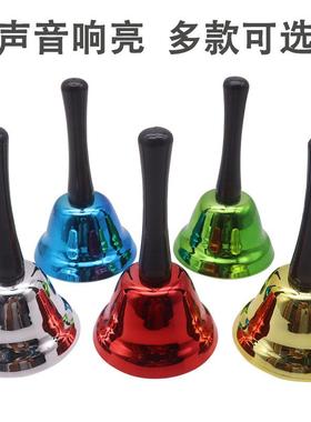 金属75mm圣诞手摇铃 搞笑摇铃上课摇铃餐桌铃铛铃 摇铃道具