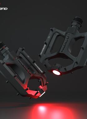 PROMEND山地车脚踏大踏面防滑铝合金培林脚蹬超润轴承自行车脚踏