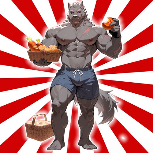 原创-艾尔登法环布雷泽亚克力立牌人形摆件胸腹肌二次元furry福瑞