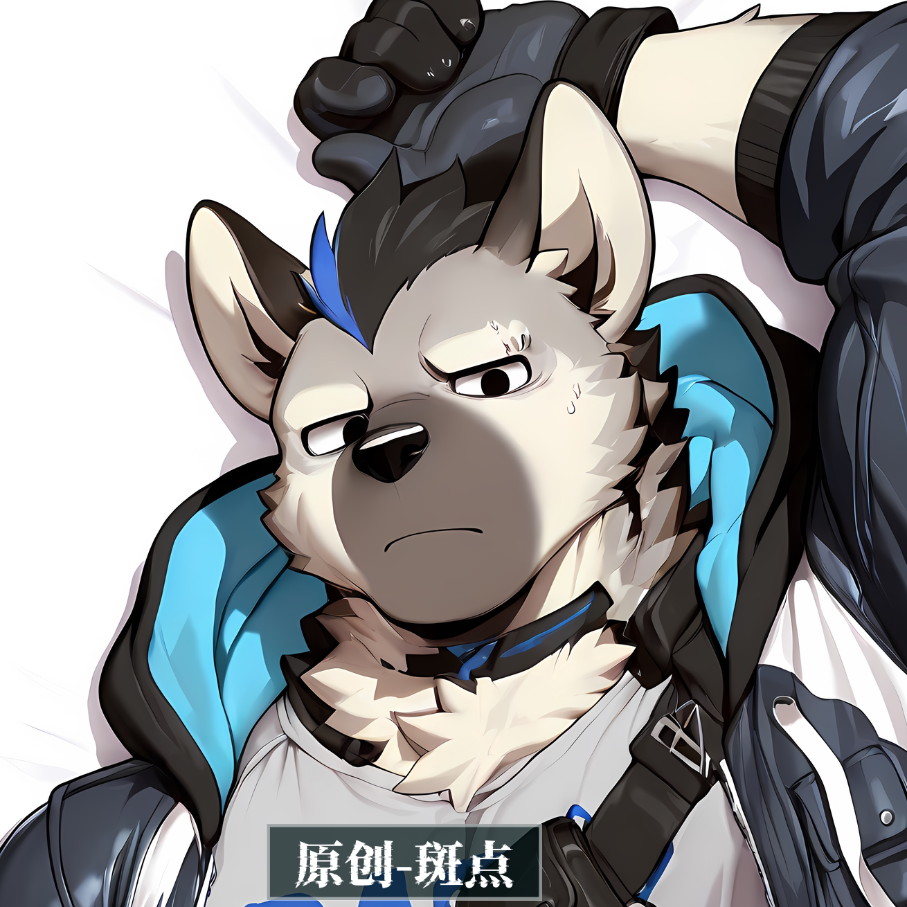 原创-等身抱枕芯套定制胸腹肌人形等人高明日方舟斑点长条枕头