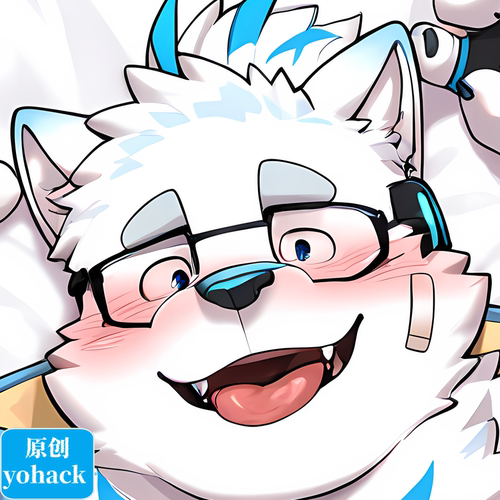 原创-兽人东京放课后-yohack等身抱枕芯套定制等人高福瑞furry