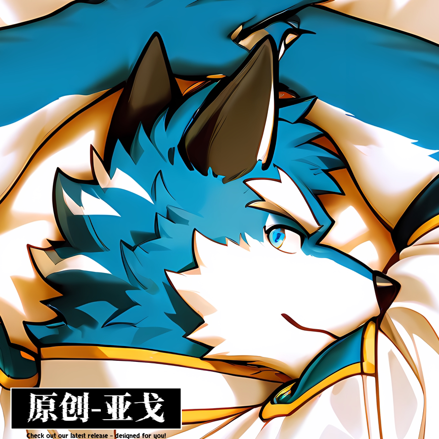 原创-骑士学院-亚戈等身抱枕芯套定制人形等人高福瑞furry腐女