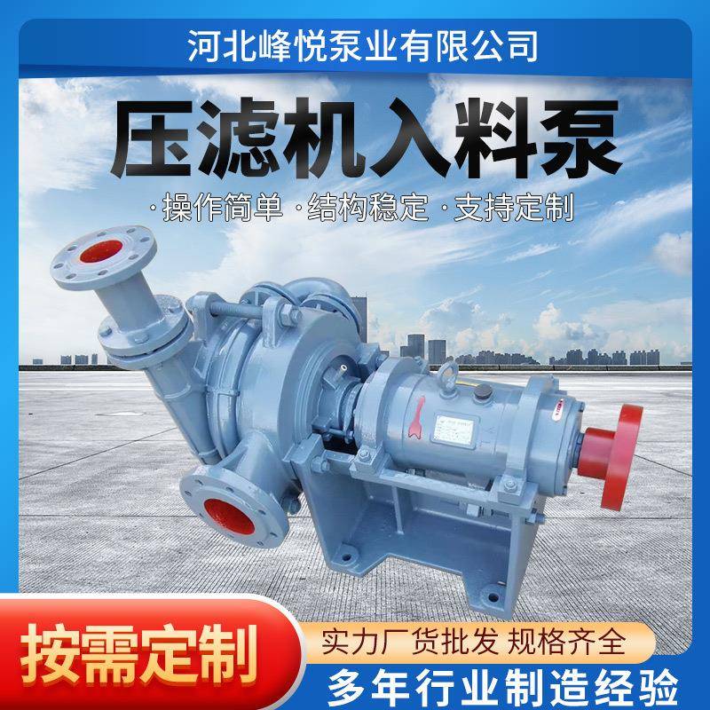 50SYA65压滤机入料泵50ZJW-II矿用渣浆泵ZJE喂料洗煤泥浆抽沙泵