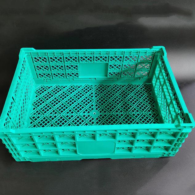 塑料折叠筐货架超市水果店陈列筐蔬菜周转框摆台展示筐折叠水果筐