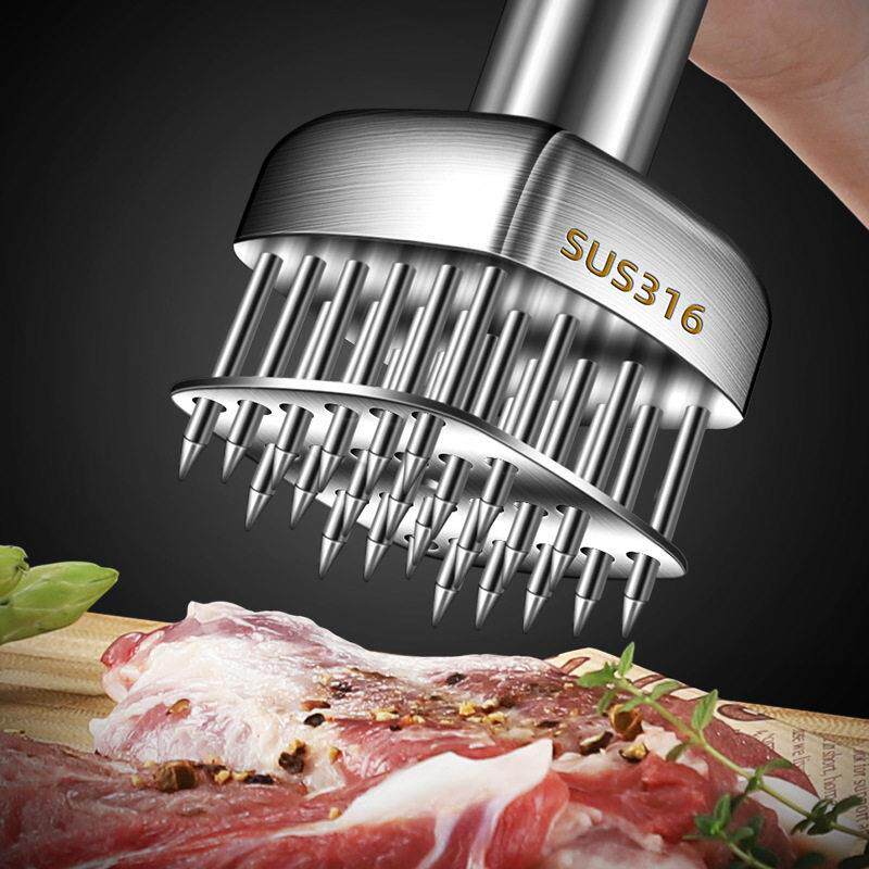 德国Zwilling 316不锈钢家用牛排针嫩器针锤肉工具扣肉烤肉冲床