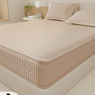 全棉拉炼款棕垫套罩六面全包薄x床垫床笠5cm床罩定制不跑位床单套