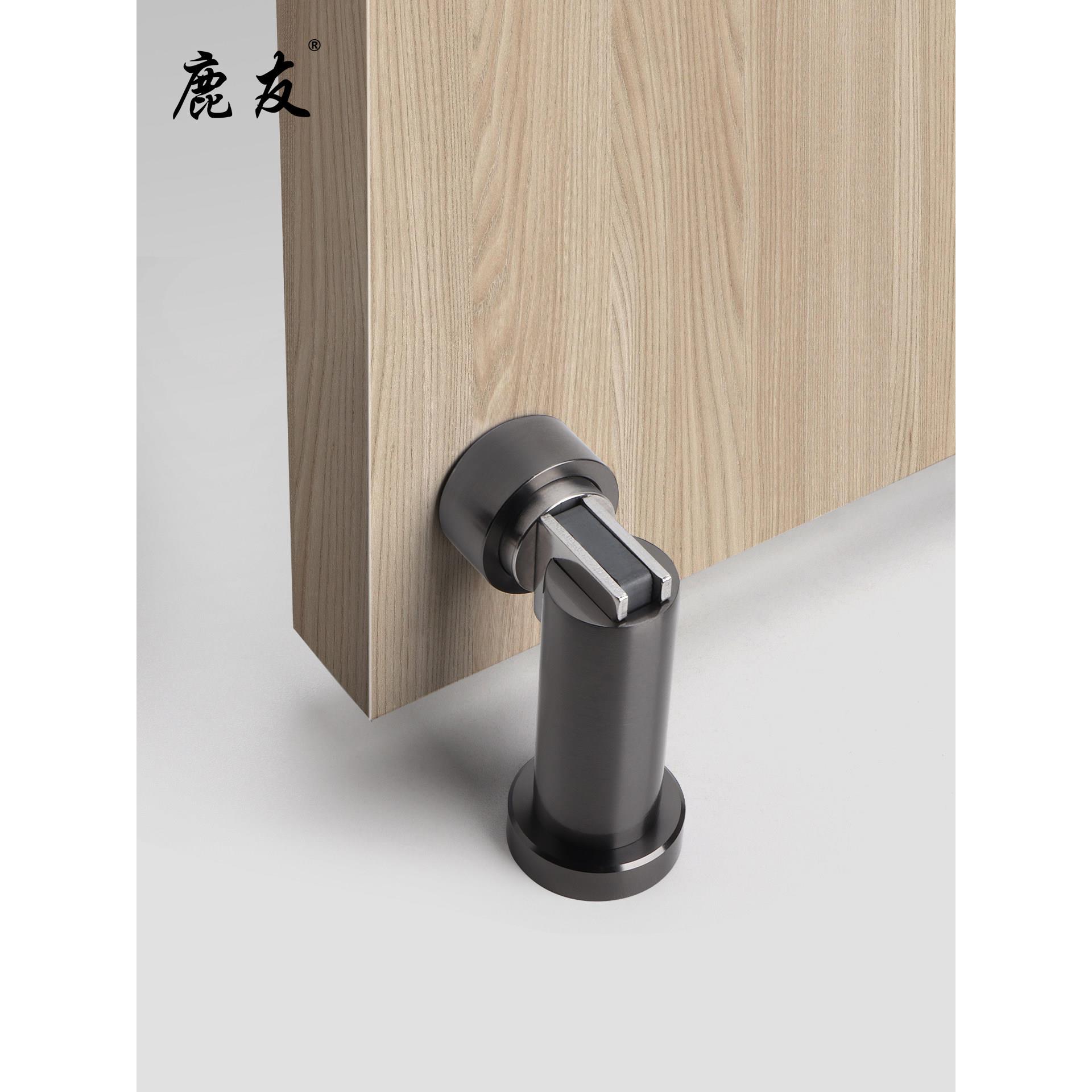鹿友门吸强磁力吸力门吸卧室防撞门吸室内地吸门挡卫生间门碰墙吸
