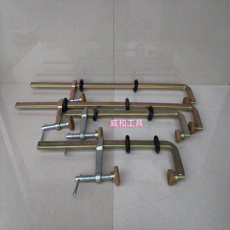 F夹手动夹具石材加工研磨重型固定器G型木工夹具钢材夹紧器f型钳